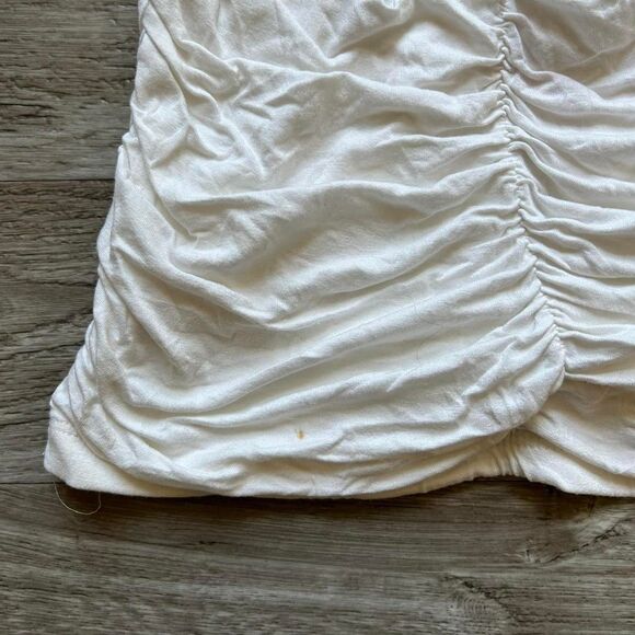 Cream Y2K Ruched Top - Picture 4 of 4